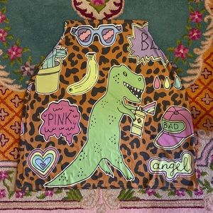 Infant car seat carrier cover with fun print